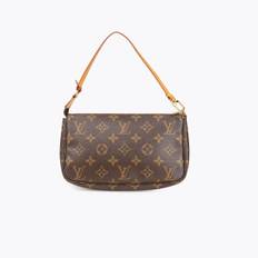 LOUIS VUITTON Monogram Pochette Accessoires - Brown