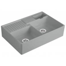 Villeroy & Boch Spülstein Doppelbecken, Farbe SL Stone, Classicline