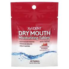 XyliDENT  Dry Mouth Moisturizing Tablets with Xylitol  Pomegranate Raspberry   40 Tablets  0.70 oz (20 g)