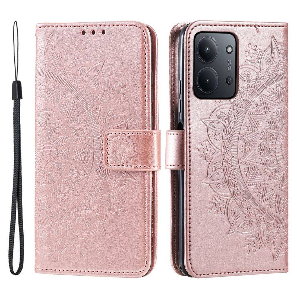 Xiaomi Redmi 15C 5G / 15C 4G Etui med Kortplads -Rose guld