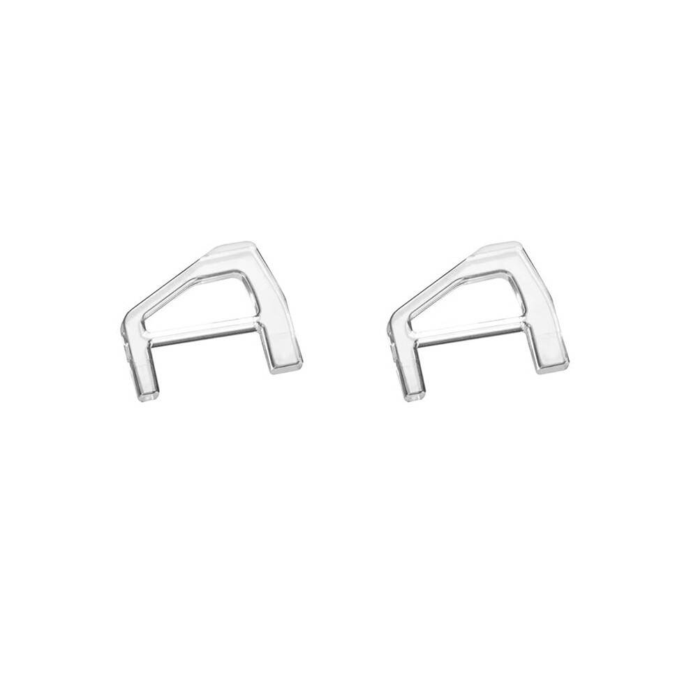 2pair Horizontal Holder Bracket for PS5 Slim Disc Host Feet Placement Bracket Holder for Console 3D Printed Stand,A
