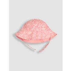 Jojo Maman Bébé JoJo Maman Bébé Pink Ditsy Floral Reversible Muslin Sun Hat