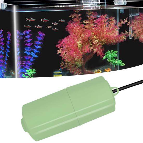 1 Set Akvarium Luftpump USB-laddning Effektiv Syresättning Tyst Drift Energisparande Syrepump Akvarium Tillbehör vit