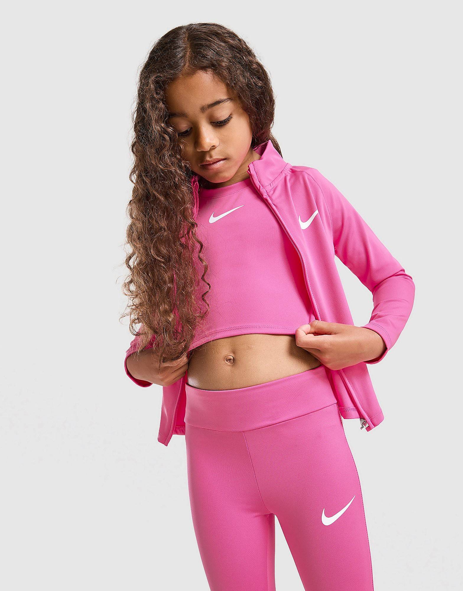 Nike Girls' 3-Piece Fitness Set Children, rosa - 3-4Y