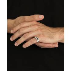 TwoJeys Tilled Icon Ring Herr Smycken Stl. 22 - Från Magasin - 3. Silver (22)