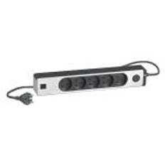 LK 3-Stikdåse uden jord, med 2xUSB, med afbryder og 1,5 mete