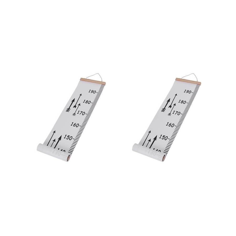 2X Children Kids Growth Chart Height Ruler Wall Sticker Ruler Growth Chart Wall Decal Height Measurement Sticker Gift