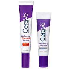 CeraVe Renewing 10% Pure Vitamin C Serum 30ml & Skin Renewing Eye Cream 15ml Duo