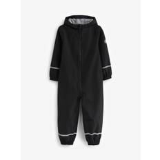 Next Black Zip Hooded Waterproof Puddlesuit (12mths-10yrs)