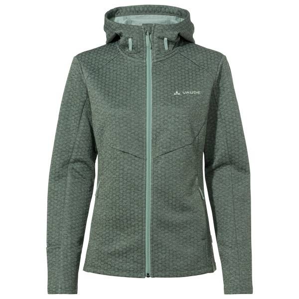 Vaude Women's Skomer Hiking Hoody Fleecejacka Dam Storlek 44 Färg olivgrön
