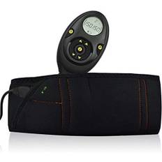 EMS Abdominal Training Belt Abdominal Muscle Belt USB Muscle Training Device svart
