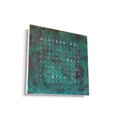 Qlocktwo - Qlocktwo Earth 45 Creator's Edition - Vintage Copper, SE - Klockor - Biegert &amp; Funk - Blå