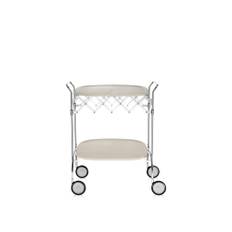 Kartell - Gastone Trolley 4470, Cream, Matt - Serveringsvagnar - Antonio Citterio - Beige - Metall/Plast