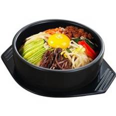 Koreansk stenpott blandning av ris högtemperaturbeständig keramikpanna ångad öppen eld värmebeständig fisksås sopppanna gryta - 15.5cm