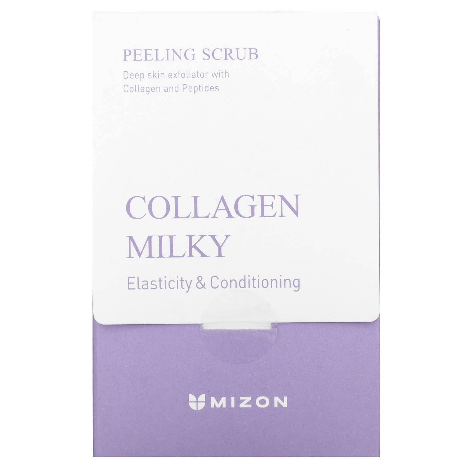 Collagen Milky Peeling Scrub, Fragrance Free, 40 Pieces, 5G Each