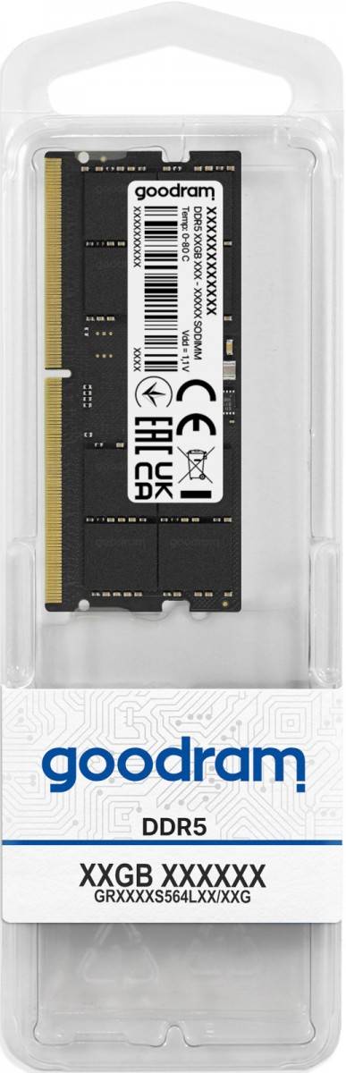Goodram 16GB DDR5 5600MHz CL40 SR SODIMM minnesmodul 1 x 16 GB