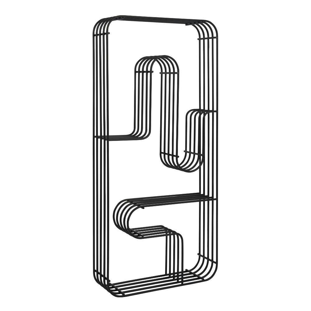 AYTM CURVA Rectangular Shelf Hylde Black