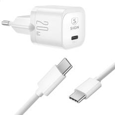 SiGN Oneplus 20W Hurtigoplader med USB-C PD-kabel, 2m