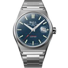 BALL Roadmaster Perseverer Blue Dial Stainless Steel Strap Men&apos;s Watch NM9050C-S1-BE