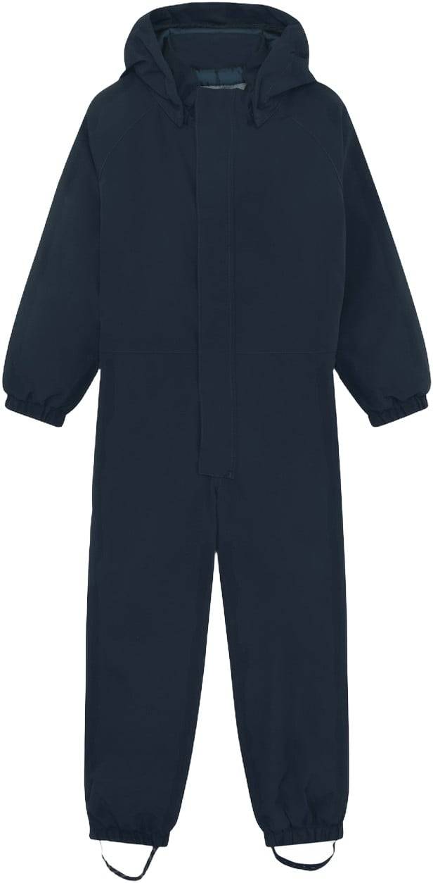 Color Kids Coverall W. Contrast Str 104 - Total Eclipse Regntøj hos Magasin.