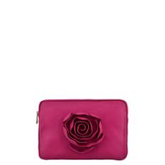 Nunoo Clutch Rose Cozy Hot Pink w. Gold