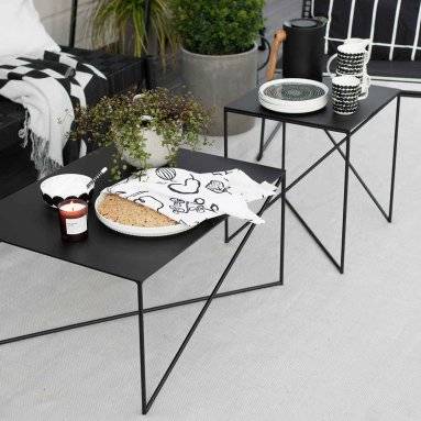 Dot L Table black