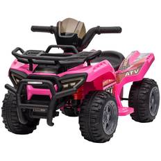 HOMCOM Elektrisk ATV til børn 18-36 måneder, metal og PP, 70x42x45 cm, Pink