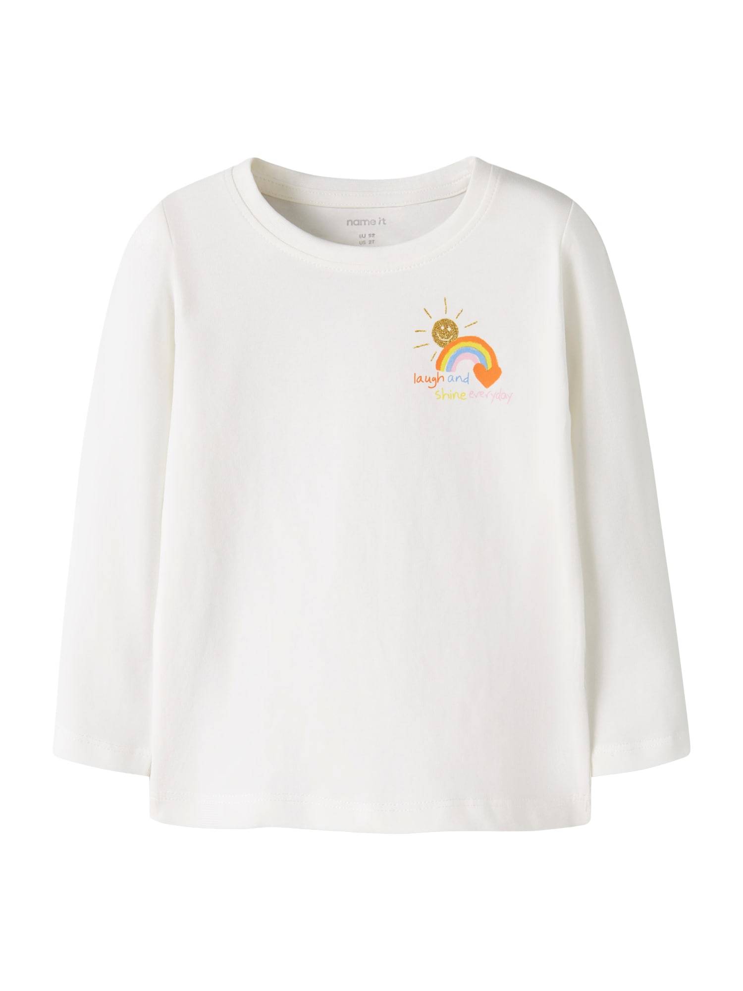 NAME IT Bluser & t-shirts 'NMFLINLAS'  gul / guld / orange / hvid