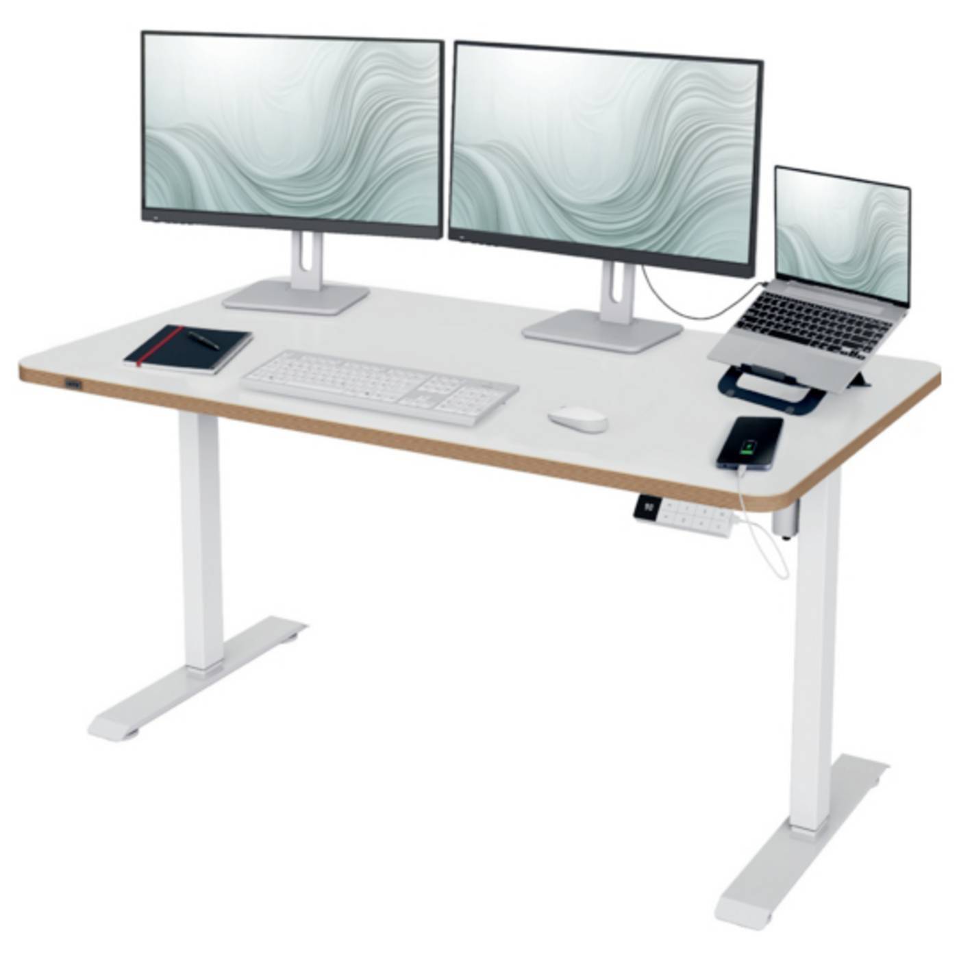 Leitz 6773-00-01 Sitt-/ståskrivbord Max. höjd: 118 cm