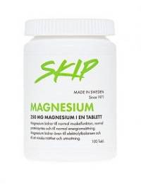 Magnesium Skip  250 mg 100 tabletter