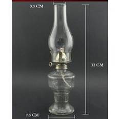 32cm rustika oljelampa lykta vintage glas fotogen lamp kammare oljelampor f&#xF6;r inomhusbruk heminredning belysning oljelykta