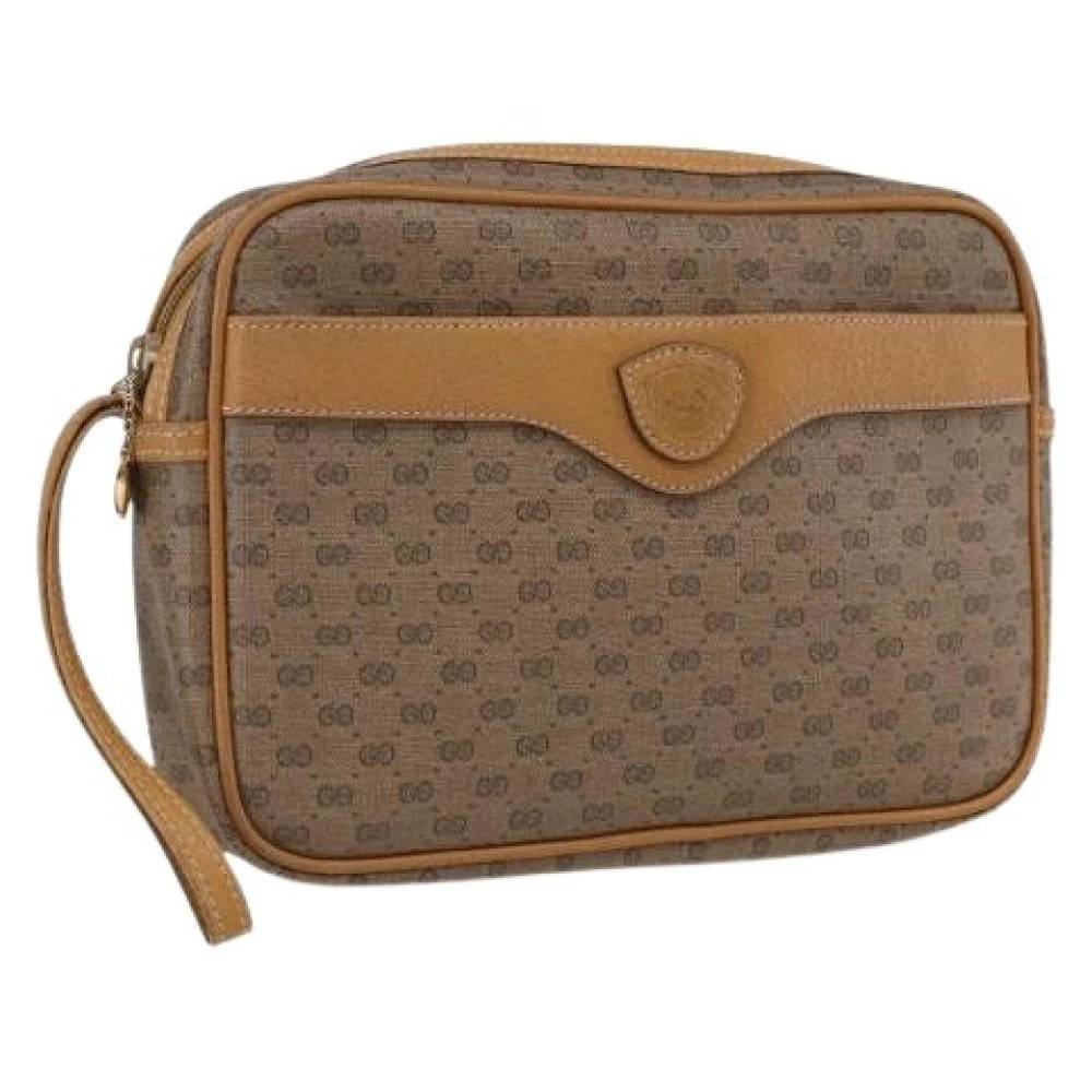 Gucci Vintage Pre-owned Plastic Cross Body Taske - Vintage - Dame - Brun - ONE SIZE -