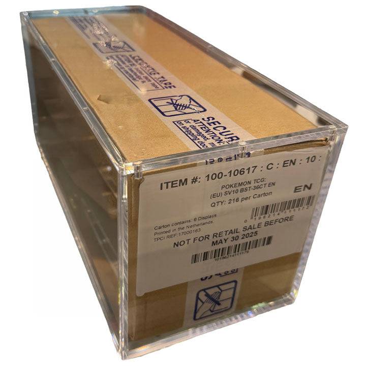 The Acrylic Box: Pokémon Booster Box Case Akryl Case - Alm. moms