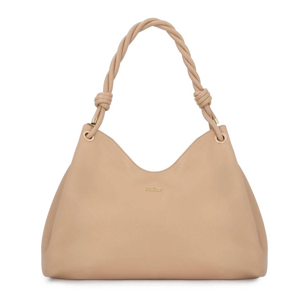 Kazar Seliora Skuldertaske - Tasker - Dame - Beige - ONE SIZE - Uld