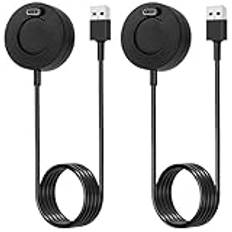 AXFEE laddningskabel, 2 st klockladdningsdocka, USB-laddningskabel ersättning kompatibel med Garmin Vivoactive 3/4/5, Fenix 7/7X/7S/6/6S/6X/6 Pro/5/5S, Forerunner 245/745/945/55/45, instinkt, Venu