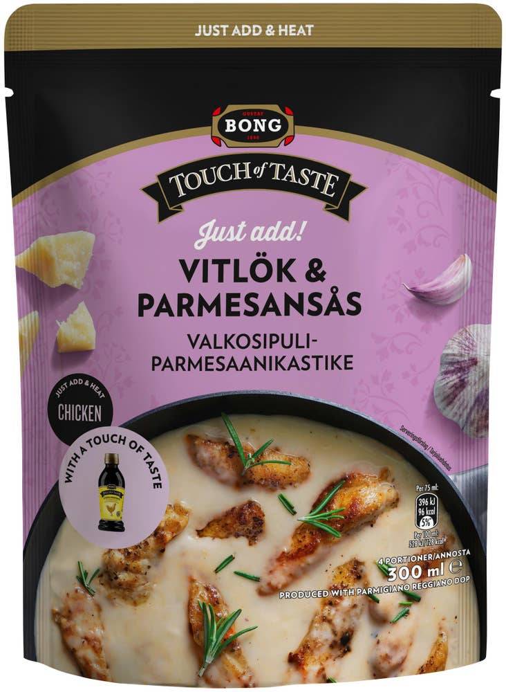 Vitlök & Parmesansås