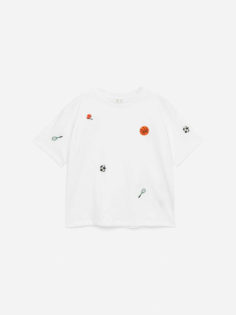 ARKET Oversized T-shirt -Vit, 86/92