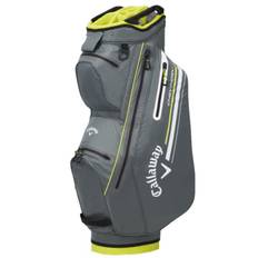 Callaway Chev 14 Dry Cart Bag - Charcoal/Fluorescent Yellow