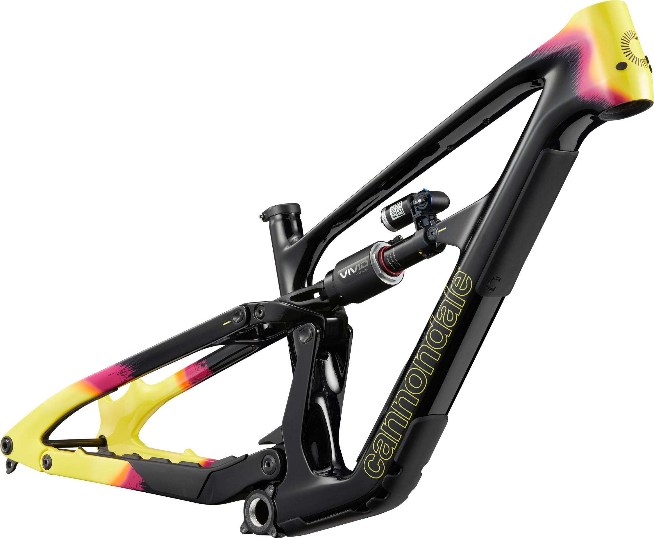 Cannondale Bad Habit Frameset | Black with WOW colors