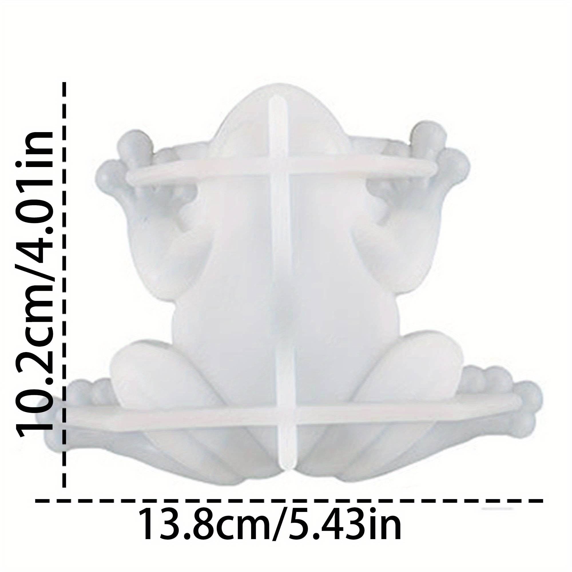 TEMU Silicone Mold For Crafting A Crystal Resin Frog, Perfect For Small Animal Decorations And Furniture Embellishments, And Used Multiple Times