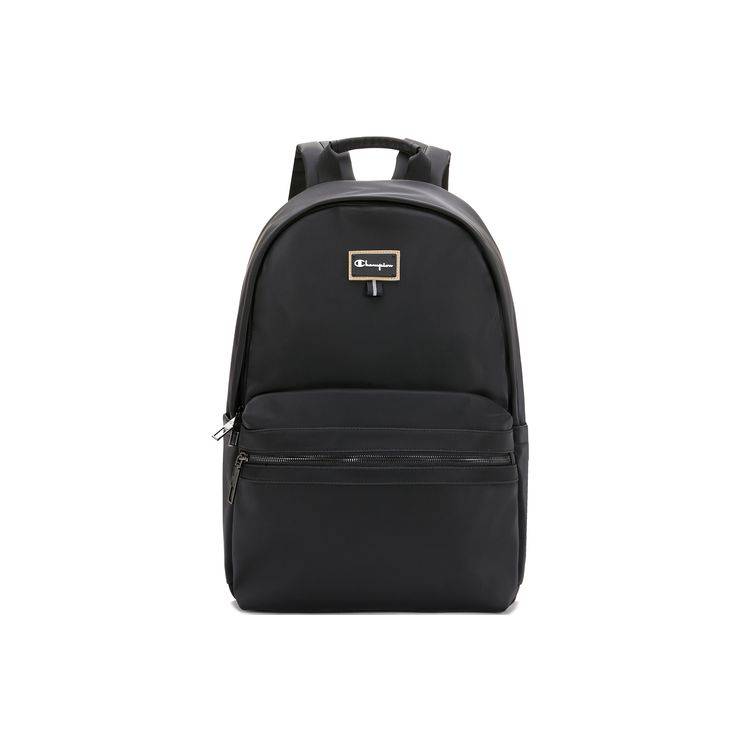 Champion Large Capacity Leather Logo Casual Backpack Unisex Backpack U3AACPU03 Gray