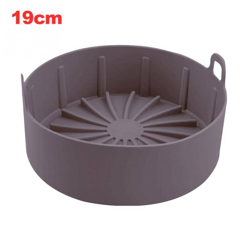 Silikon Airfryer Form Bröd Kaka - Brun 19cm