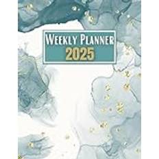 Weekly planner 2025: 1st January to December 2025, One year calander, 8.5x11 inches, |Theme: Simple |