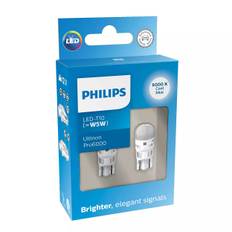 Philips Pærer - X-treme Vision LED W5W T10 - 8000K 12V (2 stk)