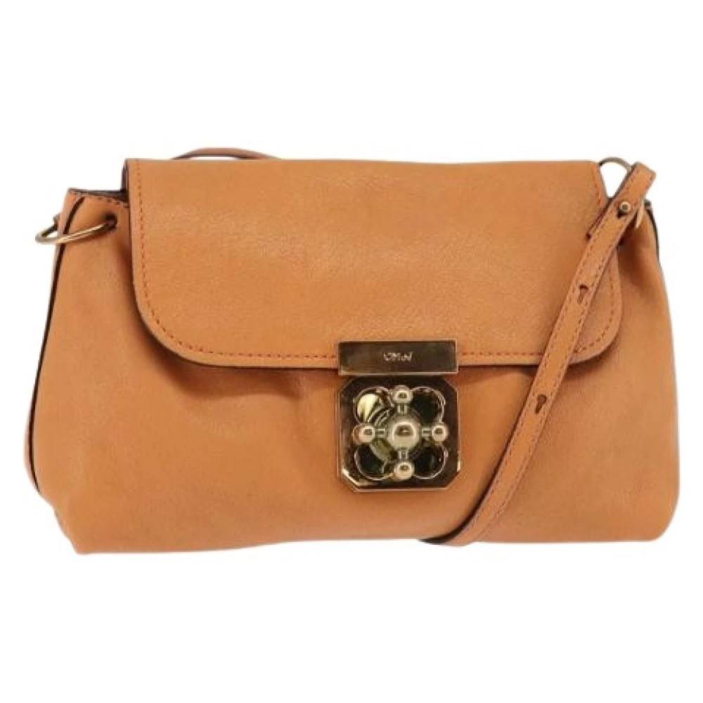 Chloé Pre-owned Pre-owned Elsie Crossbody Taske - Vintage - Dame - Orange - ONE SIZE - Uld