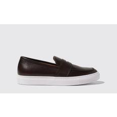Scarosso Baskets Alberto Moro Veau - Marron - Veau (48)