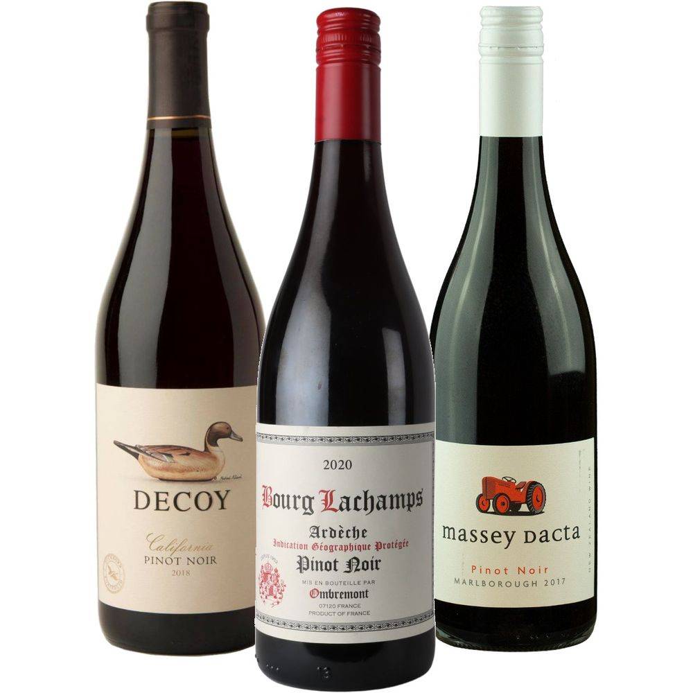 Smagekasse - Pinot Noir 3 flasker.