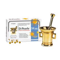 D-Pearls StÃ¦rk D-Vitamin 38 mcg 40 kapsler