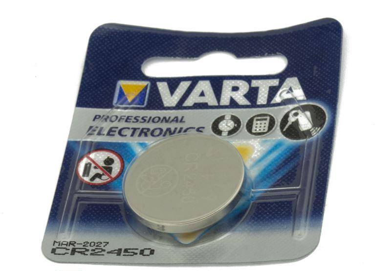 Micro batteri 3,2V CR2450, original -VARTA- 61319217643