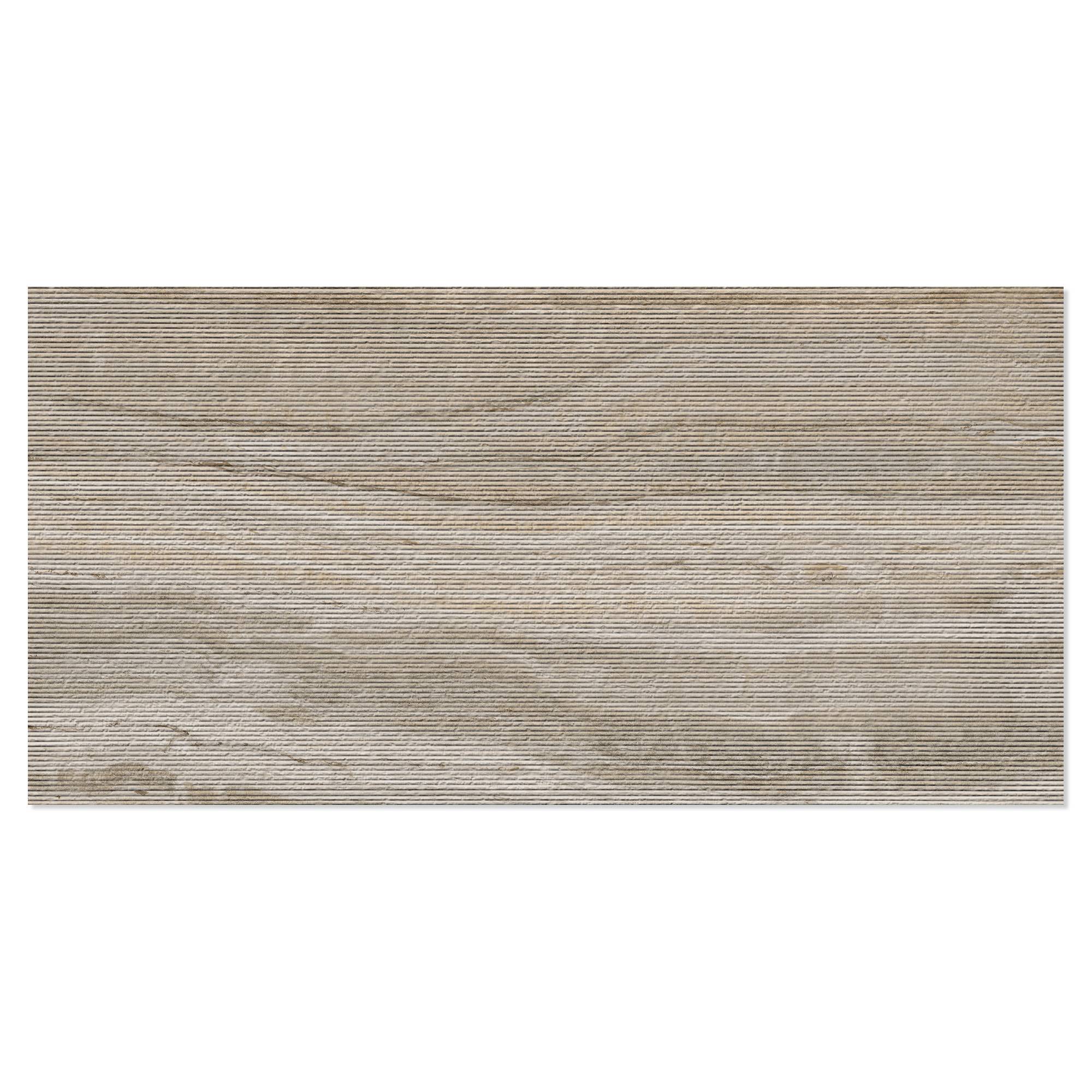 Sant’Agostino Kakel Astral Plisse Beige Matt-Relief 60x120 cm